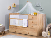 Cilek Mocha Sl Convertible Baby Bed (With Parent Bed) (80X180 Cm)